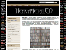 Tablet Screenshot of heavymetalcd.com